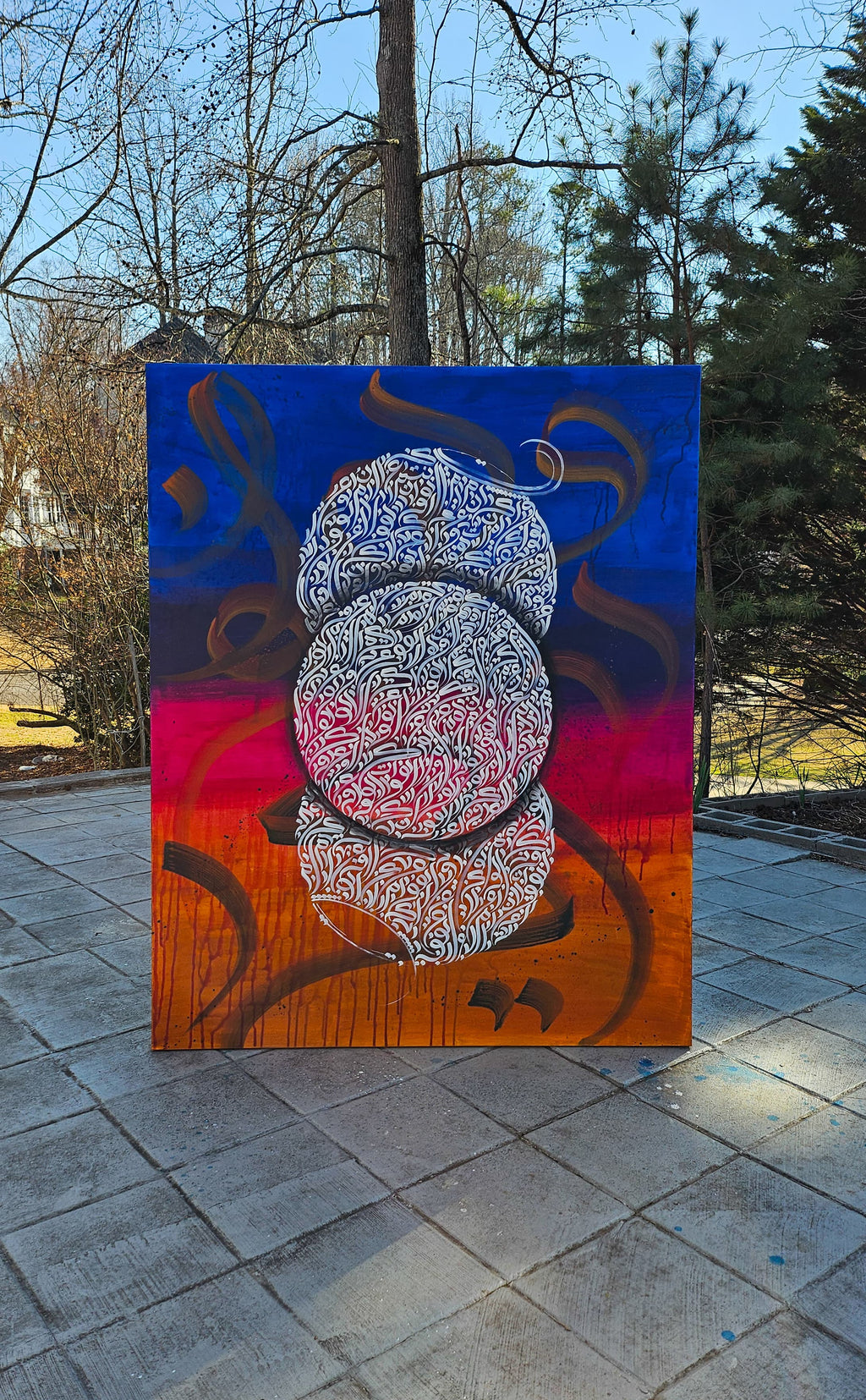 “Every Circle, A Prayer” | Original Arabic Calligraphy Art