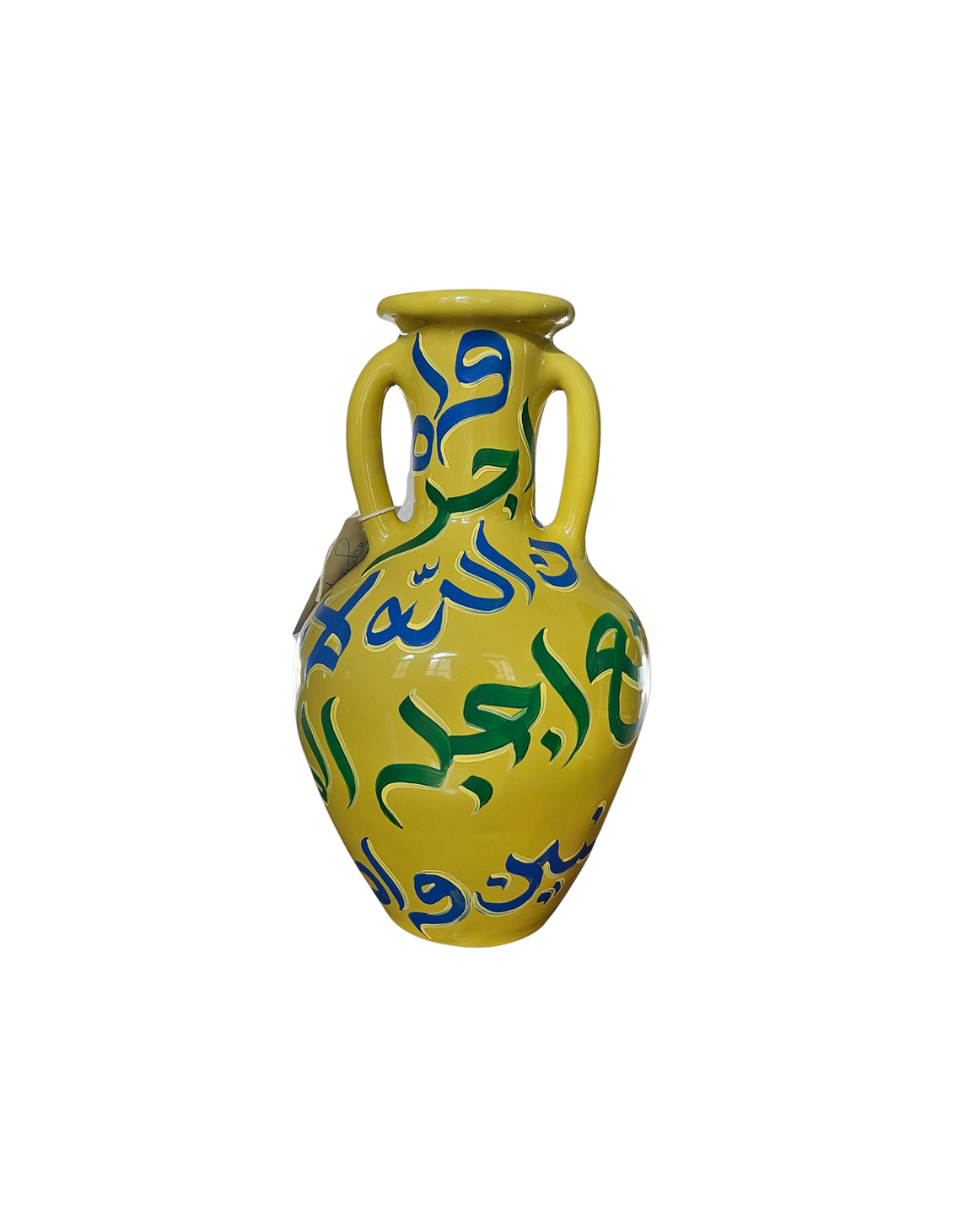 HAND PAINTED Vase #1| New Year Collection | Arabic Calligraphy Home Decor