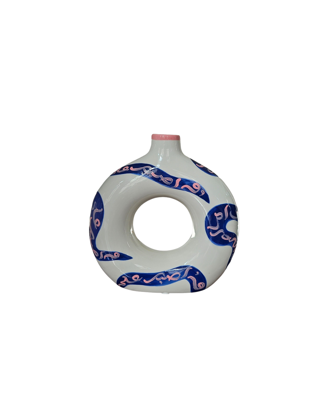 HAND PAINTED Vase #6| New Year Collection | Arabic Calligraphy Home Decor