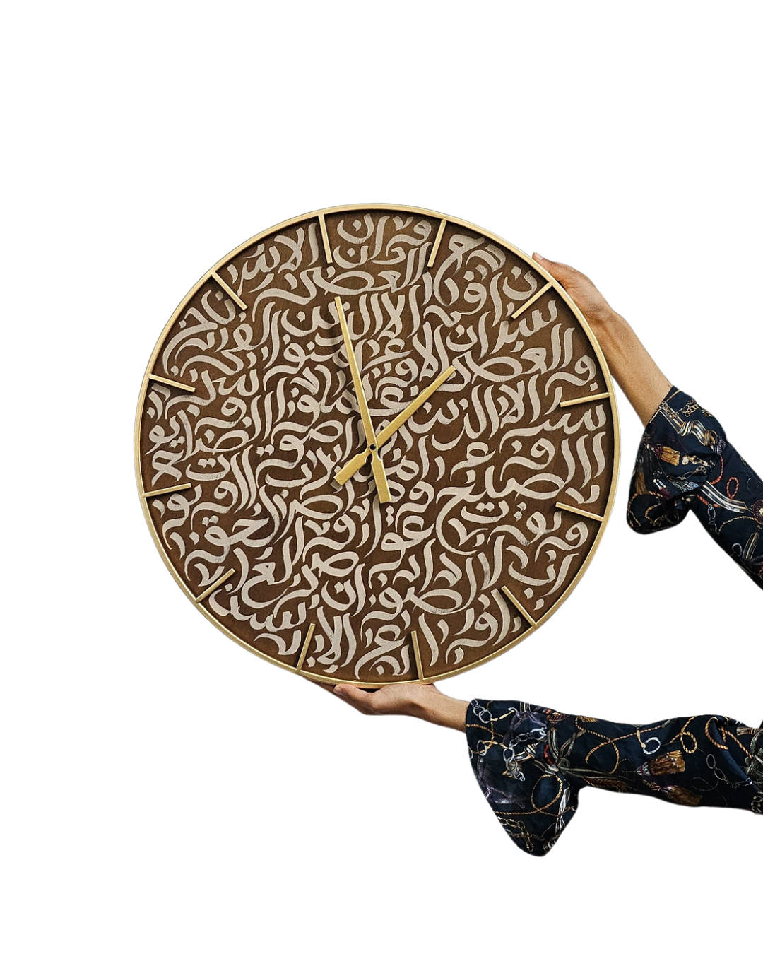 Clock in Calligraphy - Surah Asr